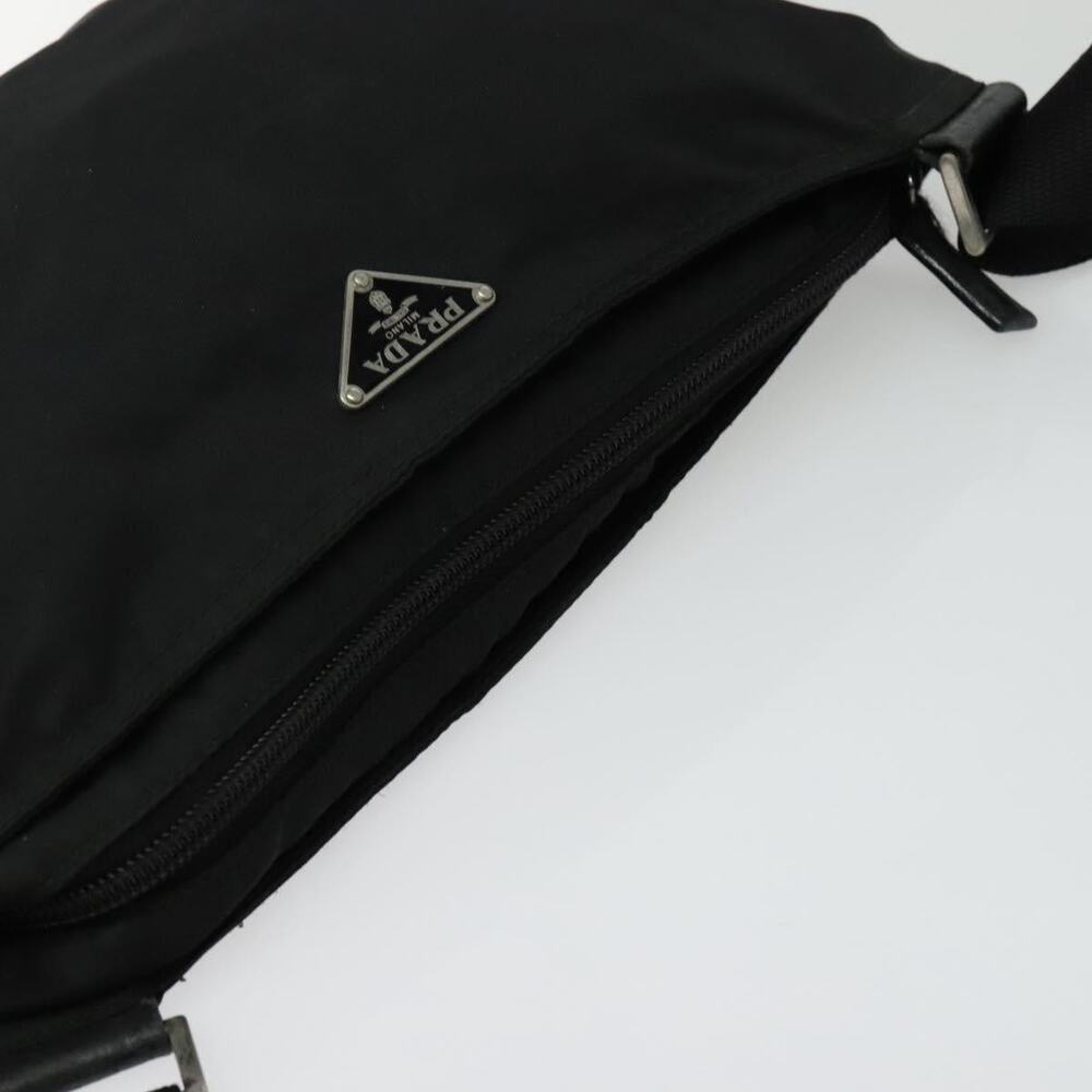 PRADA Shoulder Bag Nylon Black - Picture 6 of 9